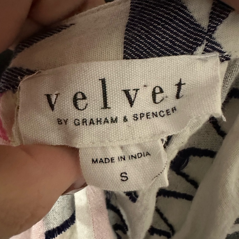 Velvet by Graham & Spencer Danica Short Tiered Neon Geo Jacquard Mini Dress - S - Picture 5 of 7